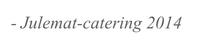 - Julemat-catering 2014
